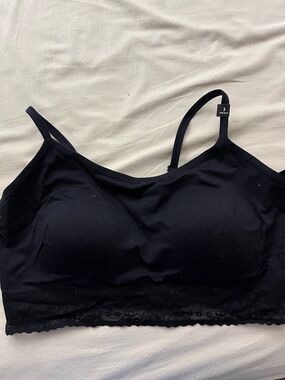 torrid Black Lace-Trim Bralette Cami